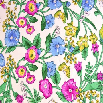 Viscose - Colorful Flowers