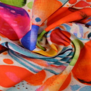 Viscose - Gemstones Multicolor