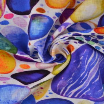 Viscose - Gemstones Purple/Blue