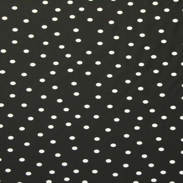 Lycra - Polka Dot Black