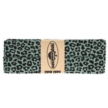 Oaki Doki Biaisband Tricot - Leopard - Old Green