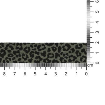 Oaki Doki Biaisband Tricot - Leopard - Army Green