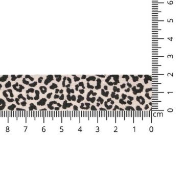 Oaki Doki Biaisband Tricot - Leopard - Old Pink