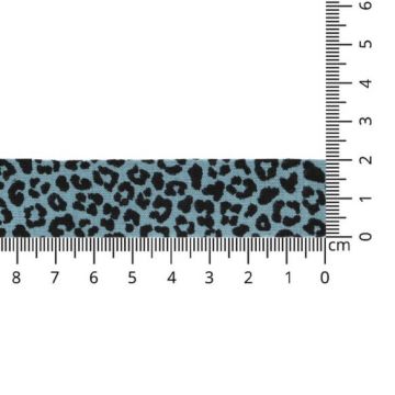 Oaki Doki Biaisband Tricot - Leopard - Lavender/Blue