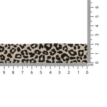 Oaki Doki Biaisband Tricot - Leopard - Champagne