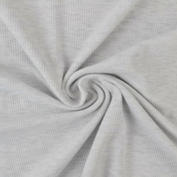 Rib Jersey - Soft Light Grey