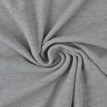 Rib Jersey - metal Grey