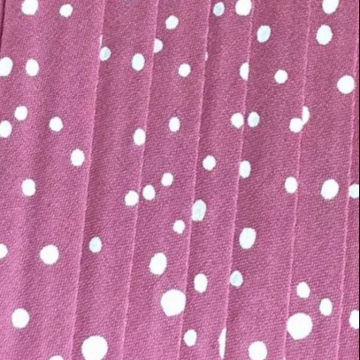 Oaki Doki Katoen Biaisband - Dots Blush/Pink - 2m
