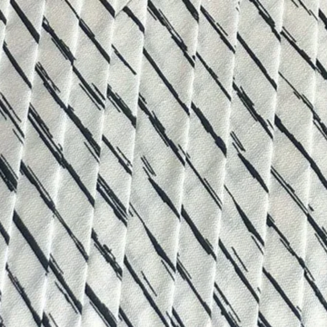 Biaisband - 2m - Stripes - White