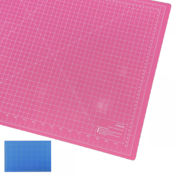 Snijmat 45x60cm Blauw/Roze