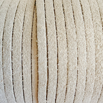 Suede Koord 3mm - Dusty White