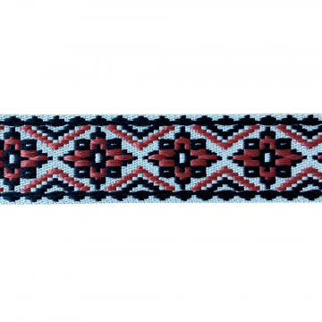 Luxe Tassenband 50mm - Bohemian Flower - Rusty