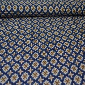 Viscose - Porto Brown/Blue