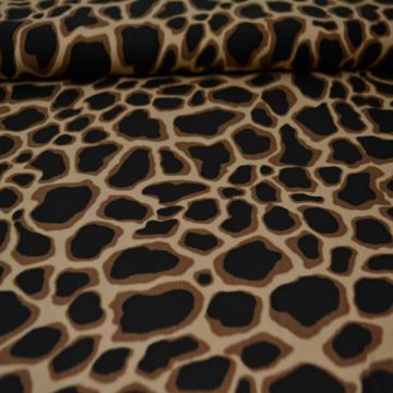 Viscose - Big Brown Leopard 
