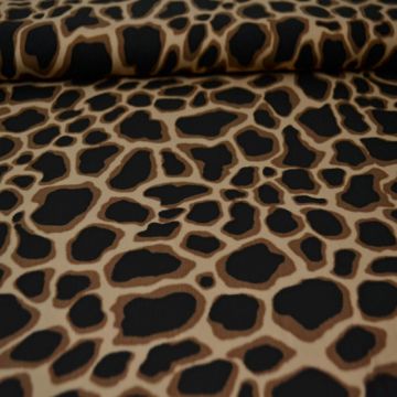 Viscose - Big Brown Leopard 