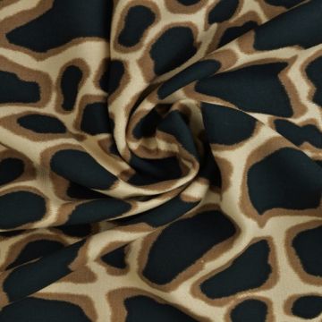 Viscose - Big Brown Leopard 