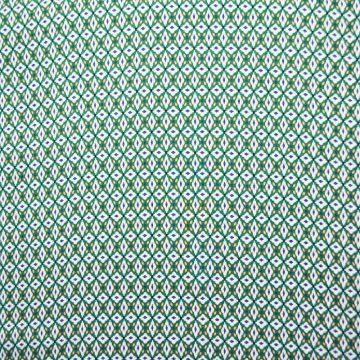 Viscose - Diamond Leaves on Green