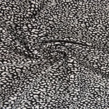 Viscose - Cheetah on Black