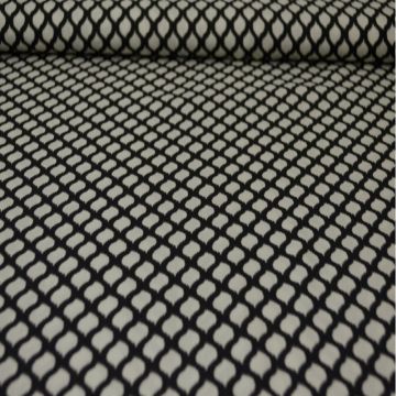 Viscose - White Stains on Black