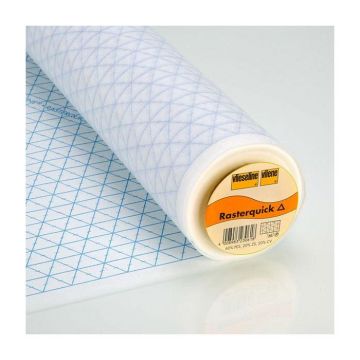 Vlieseline Rasterquick Driehoek - Blauw 90cm