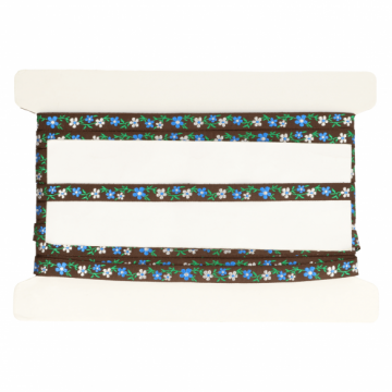 Band Wall Flowers Brown - 12mm