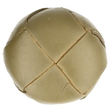 Knoop Kunstleer - Olive - 33.75mm