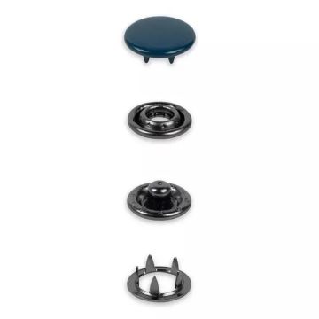 Prym - Gekleurde Jersey drukknopen 12mm - Navy