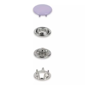 Prym - Gekleurde Jersey drukknopen 12mm - Lilac