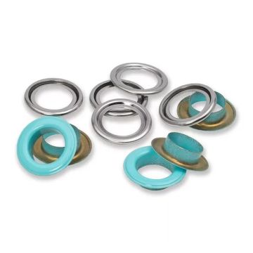 Prym - Gekleurde Nestelringen 11mm - Turquoise