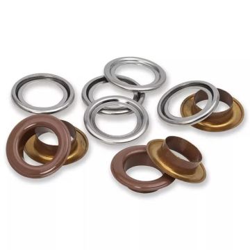 Prym - Gekleurde Nestelringen 14mm - Brown