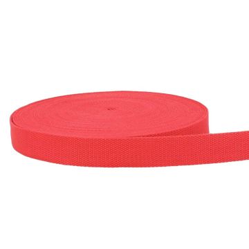 Keperband Fel Rood 32 mm - Extra Sterk