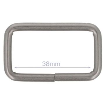 Opry Gesp - Mat Silver - 38mm