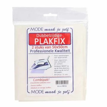 Plakfix dubbelzijdig - combipak Fijn & Medium - 50x50cm
