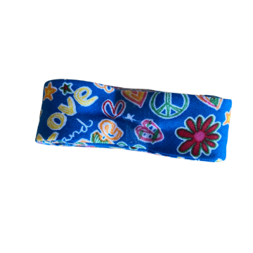 Biaisband - 2m - Peace and Love - Blue