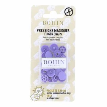 Bohin - Magische drukknopen 13mm - Lilac