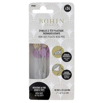 Bohin - Kopspelden Cupcakes - 50x0,60mm - 24 stuks