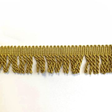 Franjeband Gedraaid - Goud - 25mm