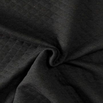 Jacquard Jersey - Ruit - Antraciet