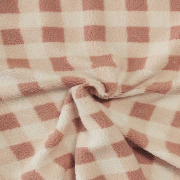 Teddy Borg - Old Pink/Champagne Squares