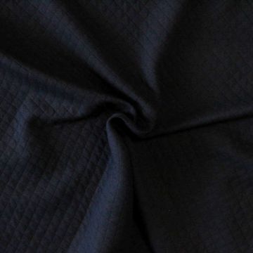 Relief Jersey - Ruitje - Navy