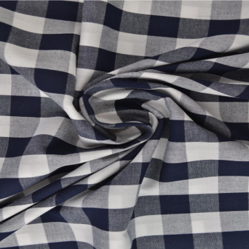 Katoen - Boerenruit XL 21mm - Navy