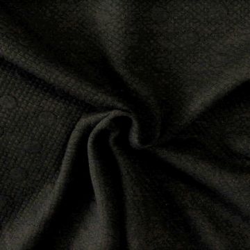Relief Jersey - Ruit en Stip - Zwart