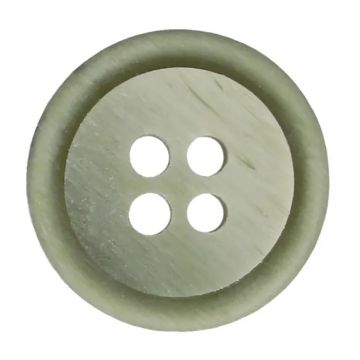 Knoop Milward - 4-gaats ombre groen 15mm - 10 stuks