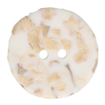 Knoop Milward - 2-gaats Beige Melange 6 stuks - 22mm