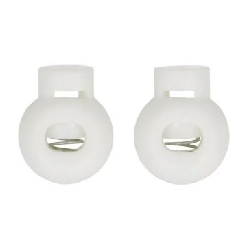 Milward - Koordstopper bol 6mm - wit