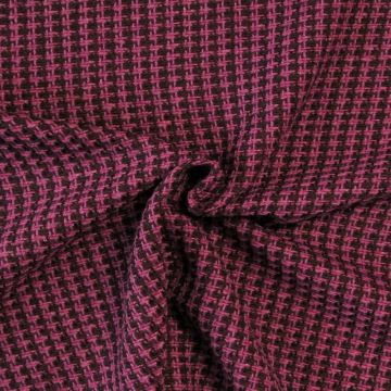 bouclé - Grafisch Aubergine/Roze/Lila